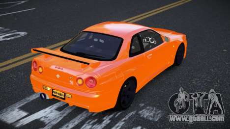 Nissan Skyline R34 Segihoruf for GTA 4