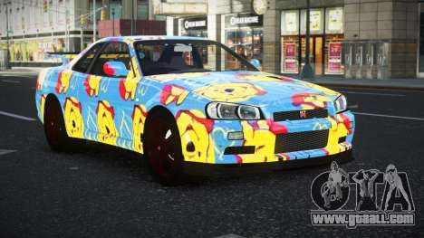 Nissan Skyline R34 Vinor S5 for GTA 4