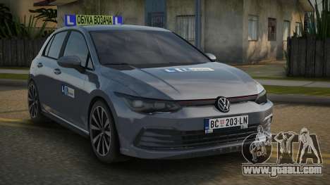 Volkswagen Golf VIII Auto Skola for GTA San Andreas