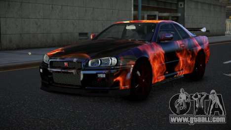 Nissan Skyline R34 Vinor S9 for GTA 4
