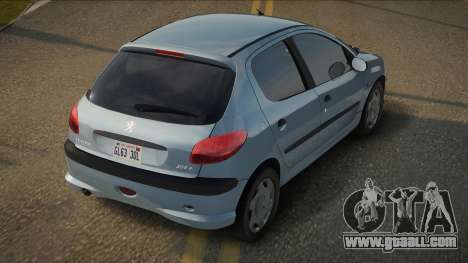 Peugeot 206 AT 4 Door (type6) for GTA San Andreas