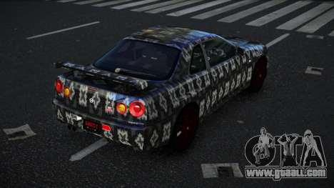 Nissan Skyline R34 Vinor S6 for GTA 4