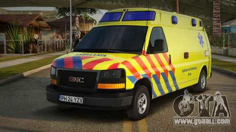 GMC Savana - Mental Health Ambulance for GTA San Andreas
