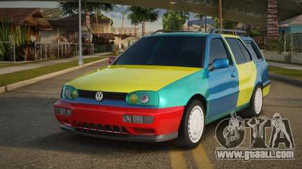 1998 Volkswagen Golf Mk3 Variant Harlequin for GTA San Andreas