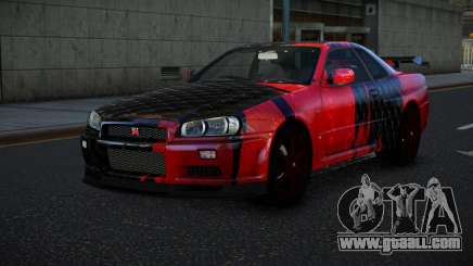 Nissan Skyline R34 Vinor S12 for GTA 4