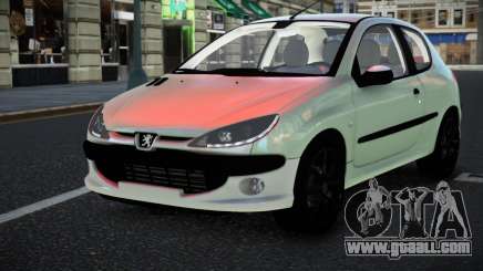 Peugeot 206 Lahvifelo for GTA 4
