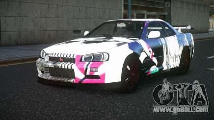 Nissan Skyline R34 Vinor S10 for GTA 4