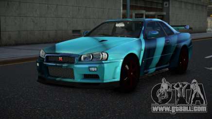 Nissan Skyline R34 Vinor S3 for GTA 4