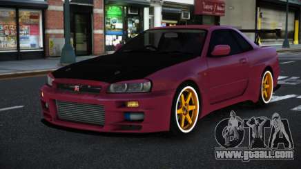 Nissan Skyline R34 Lepob for GTA 4