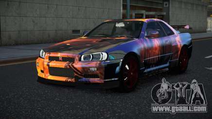 Nissan Skyline R34 Vinor S14 for GTA 4