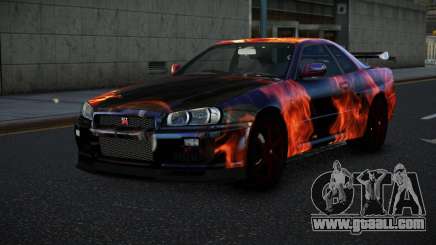 Nissan Skyline R34 Vinor S9 for GTA 4