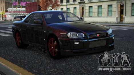 Nissan Skyline R34 Nolia S14 for GTA 4