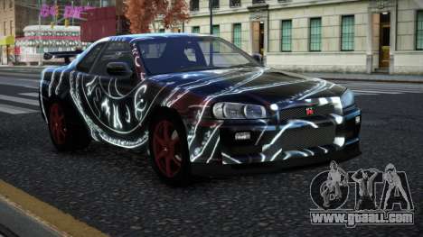 Nissan Skyline R34 Nolia S11 for GTA 4