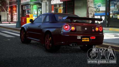 Nissan Skyline R34 Nolia for GTA 4
