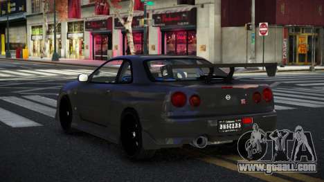 Nissan Skyline R34 Ferzow for GTA 4