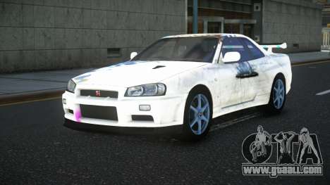 Nissan Skyline R34 Bassty S11 for GTA 4