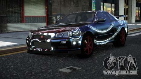 Nissan Skyline R34 Nolia S11 for GTA 4