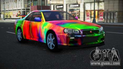 Nissan Skyline R34 Bassty S14 for GTA 4