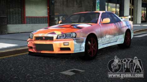 Nissan Skyline R34 Nolia S5 for GTA 4