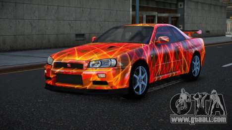 Nissan Skyline R34 Bassty S13 for GTA 4