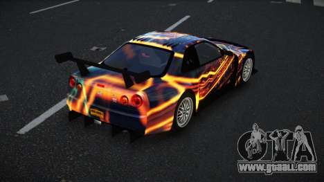 Nissan Skyline R34 GT-R Morley S7 for GTA 4
