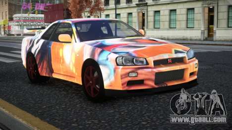 Nissan Skyline R34 Nolia S5 for GTA 4