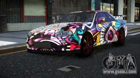 Nissan Skyline R34 Nolia S8 for GTA 4