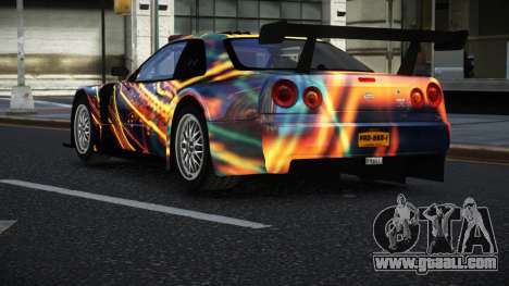 Nissan Skyline R34 GT-R Morley S7 for GTA 4
