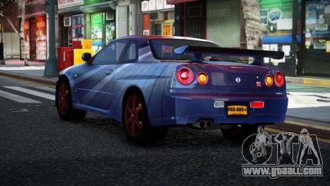 Nissan Skyline R34 Nolia S6 for GTA 4