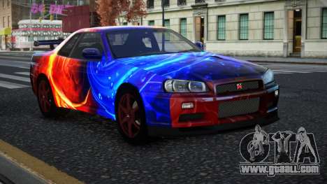 Nissan Skyline R34 Nolia S7 for GTA 4