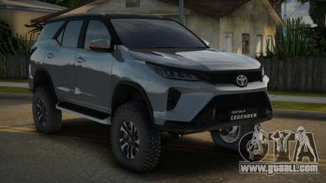 2022 Toyota Fortuner Legender Full interior for GTA San Andreas