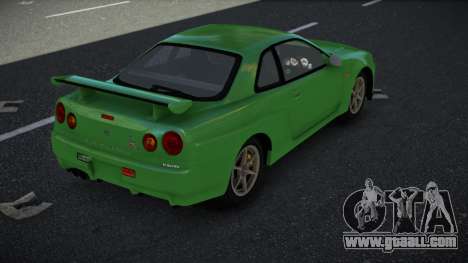 Nissan Skyline R34 Hihsujo for GTA 4