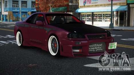 Nissan Skyline R33 Kivojile for GTA 4
