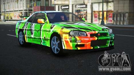 Nissan Skyline R34 Bassty S1 for GTA 4