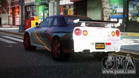 Nissan Skyline R34 Nolia S10 for GTA 4