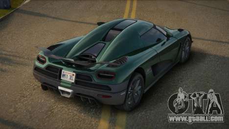 Koenigsegg Agera R Jornas for GTA San Andreas