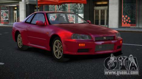 Nissan Skyline R34 Japnuner for GTA 4