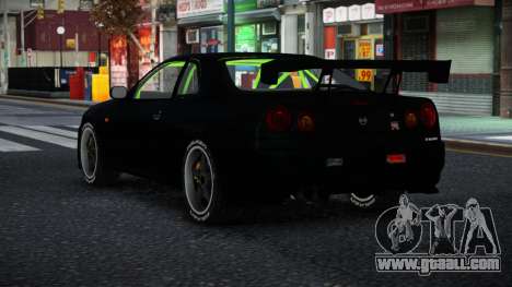Nissan Skyline R34 Ujon for GTA 4