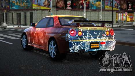 Nissan Skyline R34 Bassty S10 for GTA 4