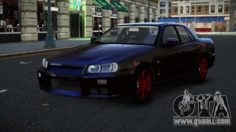 Nissan Skyline R34 Evaw for GTA 4