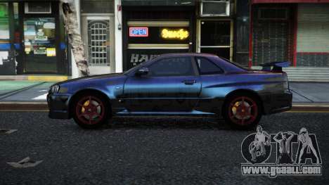 Nissan Skyline R34 Nolia S14 for GTA 4