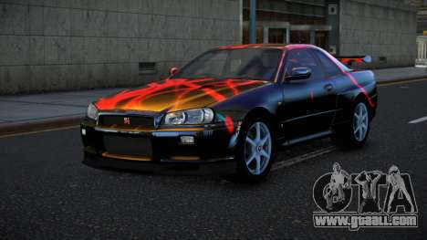 Nissan Skyline R34 Bassty S12 for GTA 4