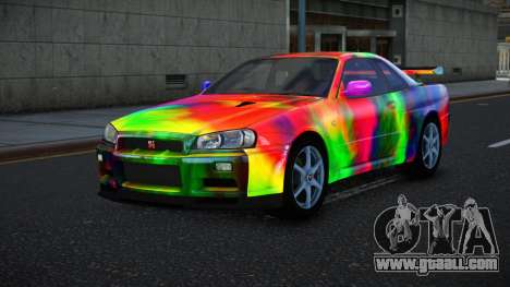 Nissan Skyline R34 Bassty S14 for GTA 4