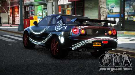 Nissan Skyline R34 Nolia S11 for GTA 4