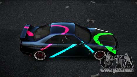Nissan Skyline R33 Joroca S14 for GTA 4