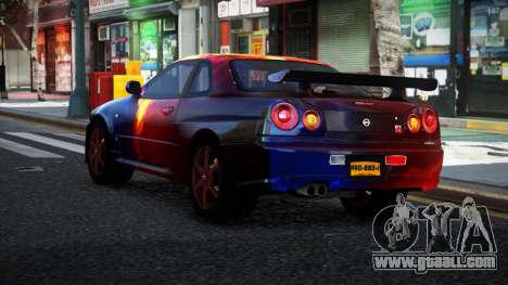 Nissan Skyline R34 Nolia S7 for GTA 4