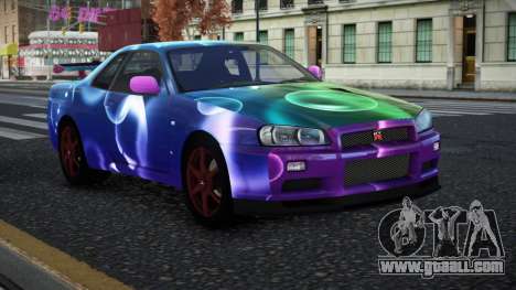 Nissan Skyline R34 Nolia S2 for GTA 4