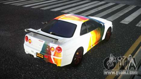 Nissan Skyline R34 Nolia S9 for GTA 4