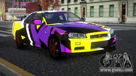 Nissan Skyline R34 Nolia S3 for GTA 4