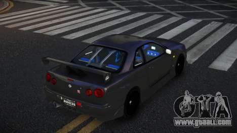 Nissan Skyline R34 Ferzow for GTA 4
